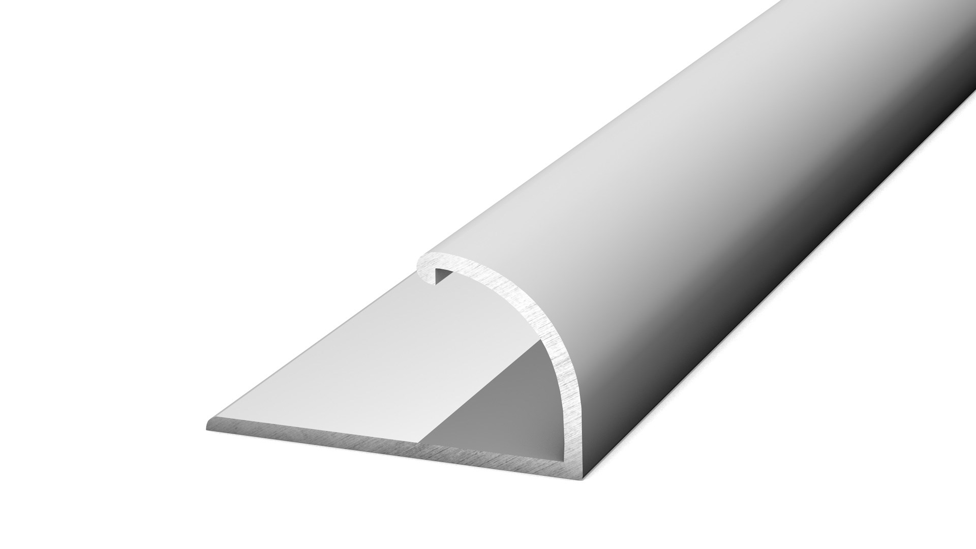 Afbeelding van Tapijtafsluitrand ZKL. 25mm Zilver 270cm 10stf - nr. 140 | 1402411270