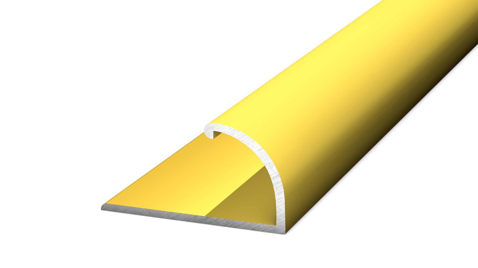 Afbeelding van Tapijtafsluitrand ZKL. 25mm Goudkl. Alu 270cm 10stf - nr. 140 | 1402410270