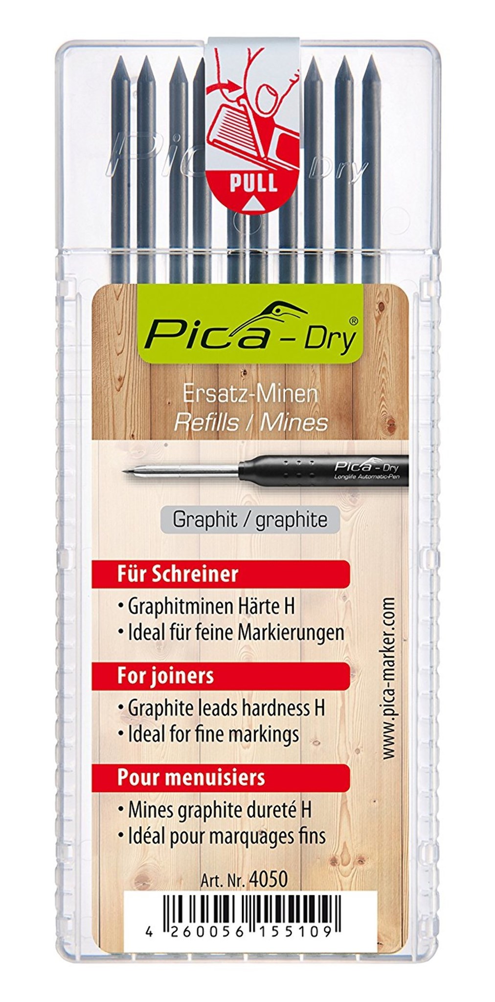 Afbeelding van JOKA Pica Dry reserverstift Graphit strong 10st 2020012