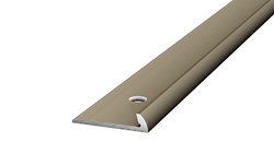 Afbeelding van Afsluitprofiel PVC 3mm 250cm Edelstaal-Mat 18x4mm 10x250cm - nr. 157