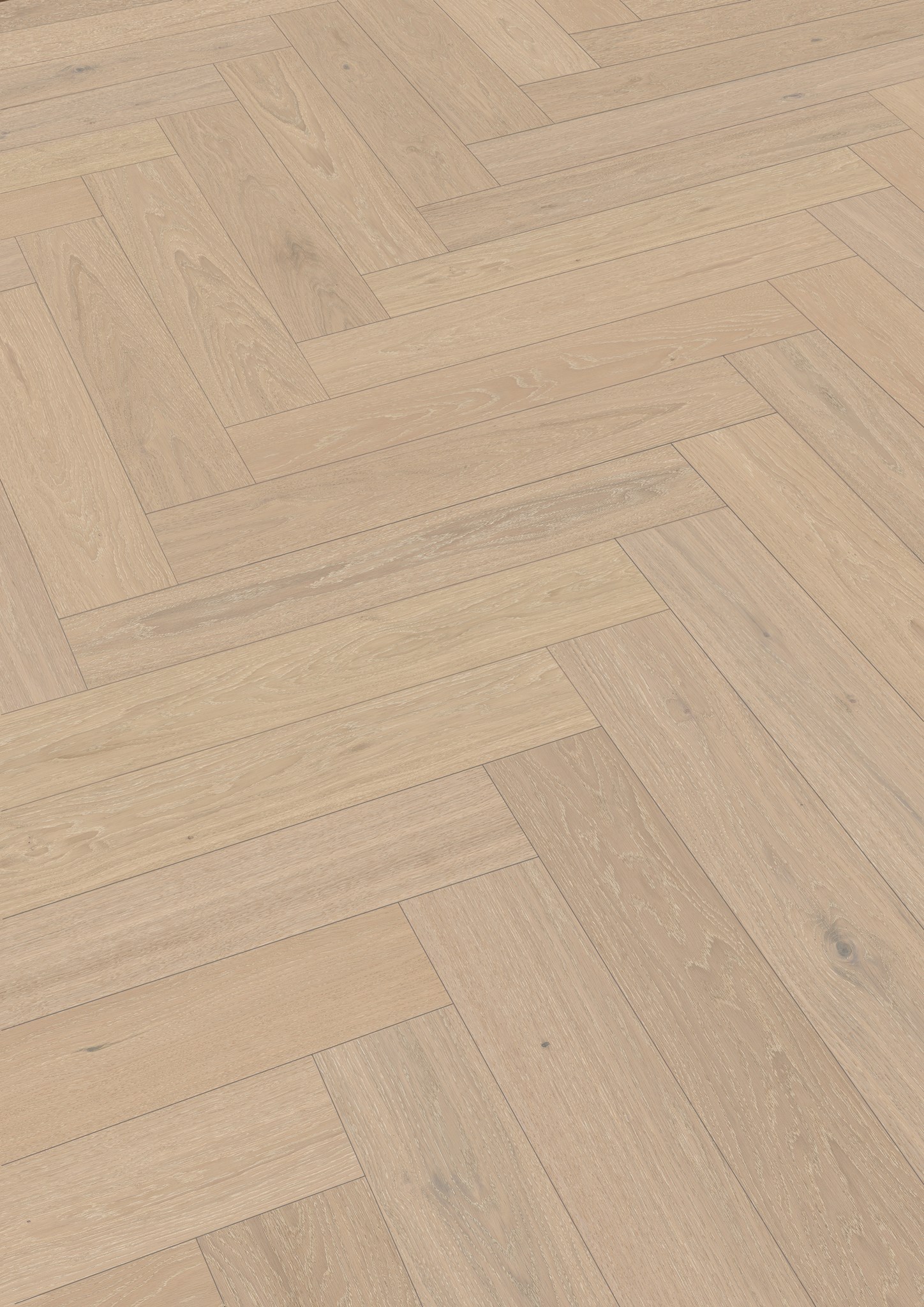 Afbeelding van HS500 NL 8930 Lindura Visgraat Eik classic champagne ult.mat.gelakt. 700x140x11mm 10st. 0,98m²