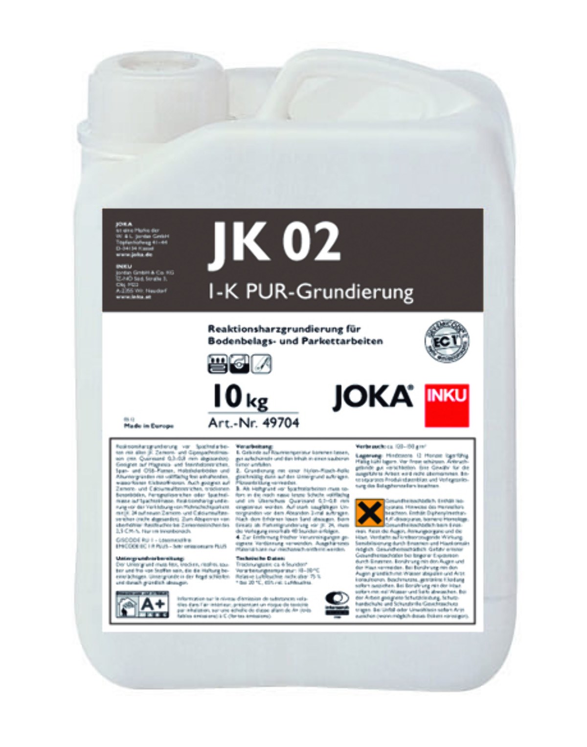 Afbeelding van JOKA JK02 1-K PUR-Snelgrondering can à 10 Kg #49704