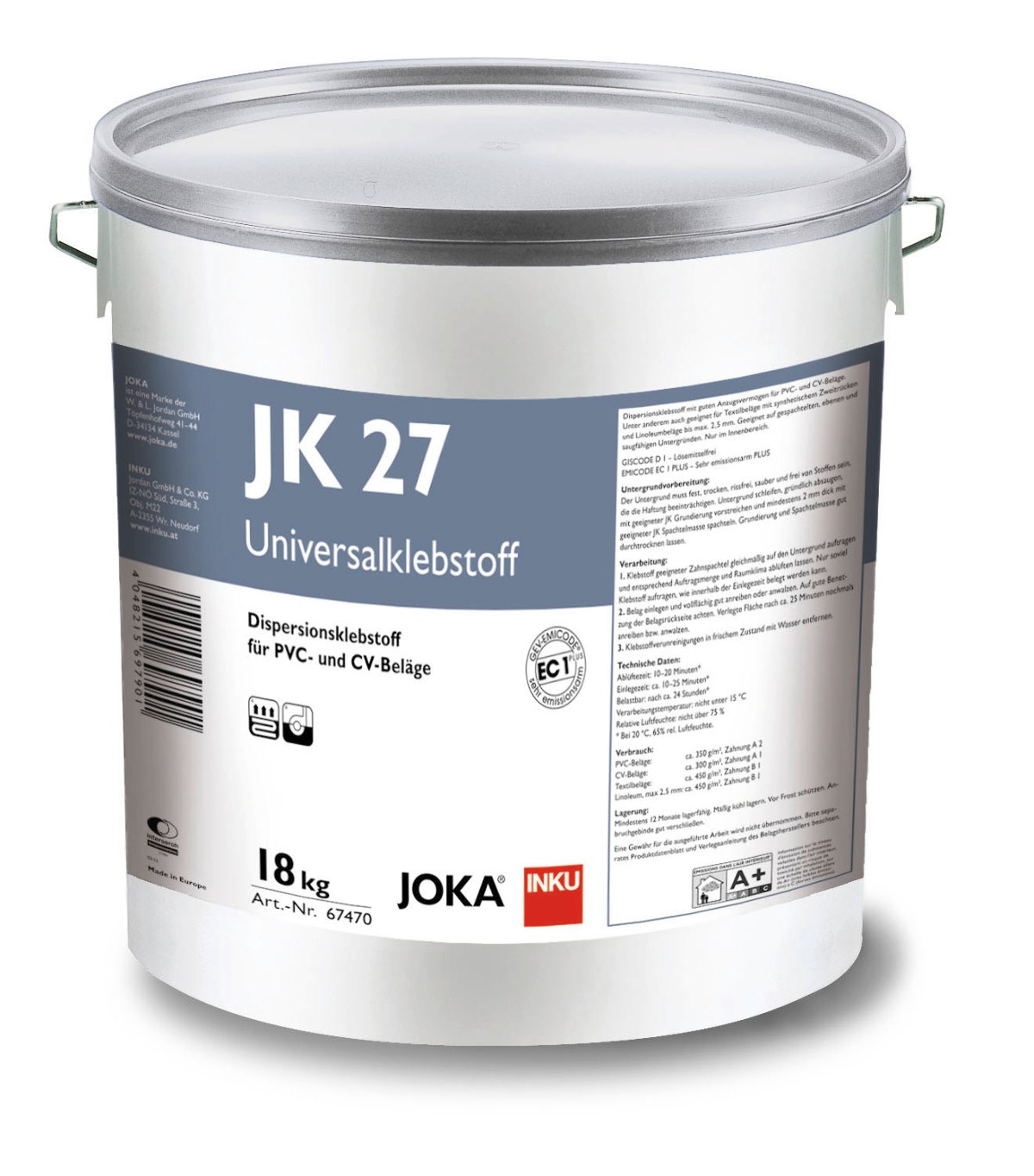 Afbeelding van JOKA JK27 Universeellljm emmer à 18 Kg #67470